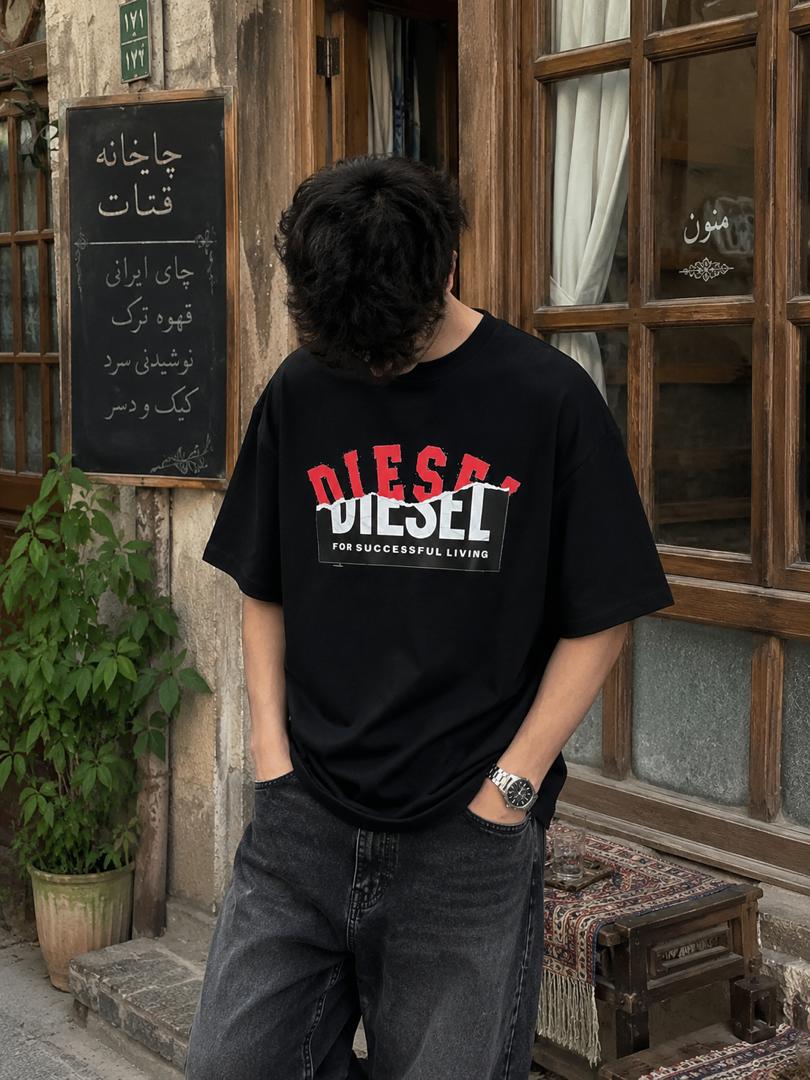تیشرت باکسی طرح دیزل