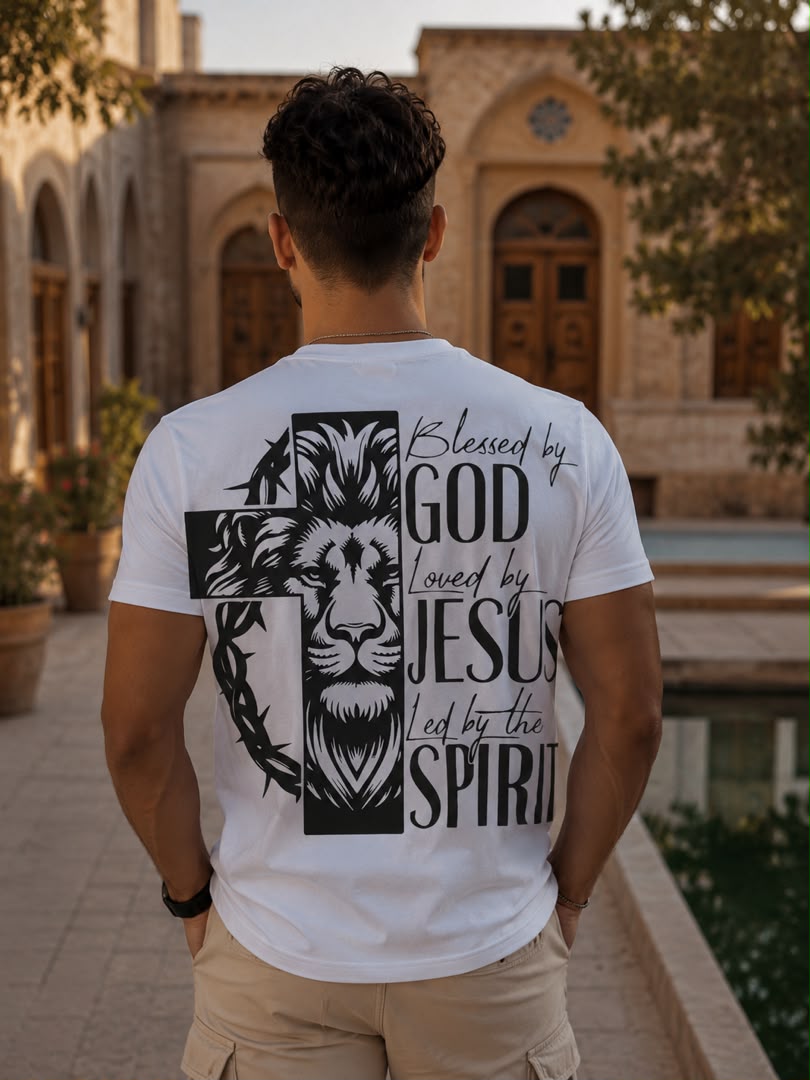 تیشرت طرح شیر